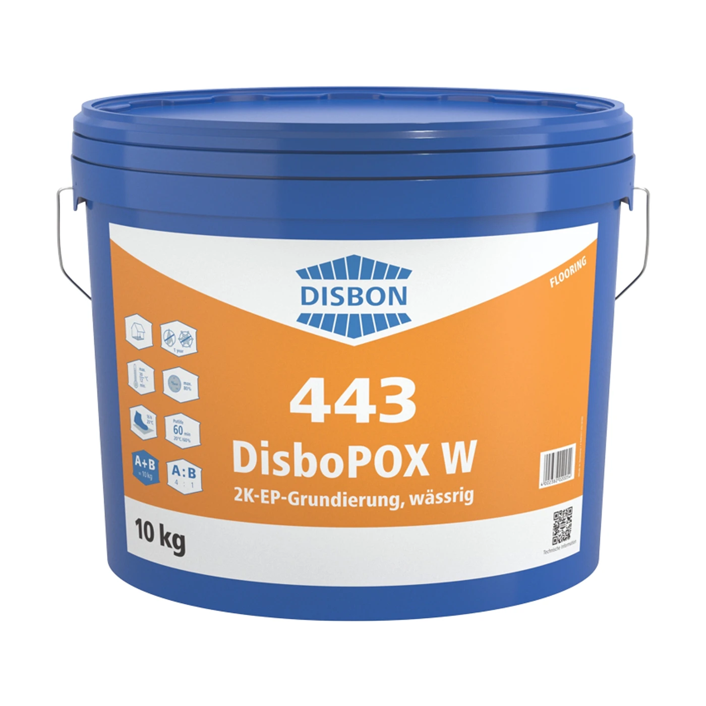 DISBON DisboPOX W 443 2K-EP-Grundierung & Imprägnierung – Packshot Hersteller (Synthesa)