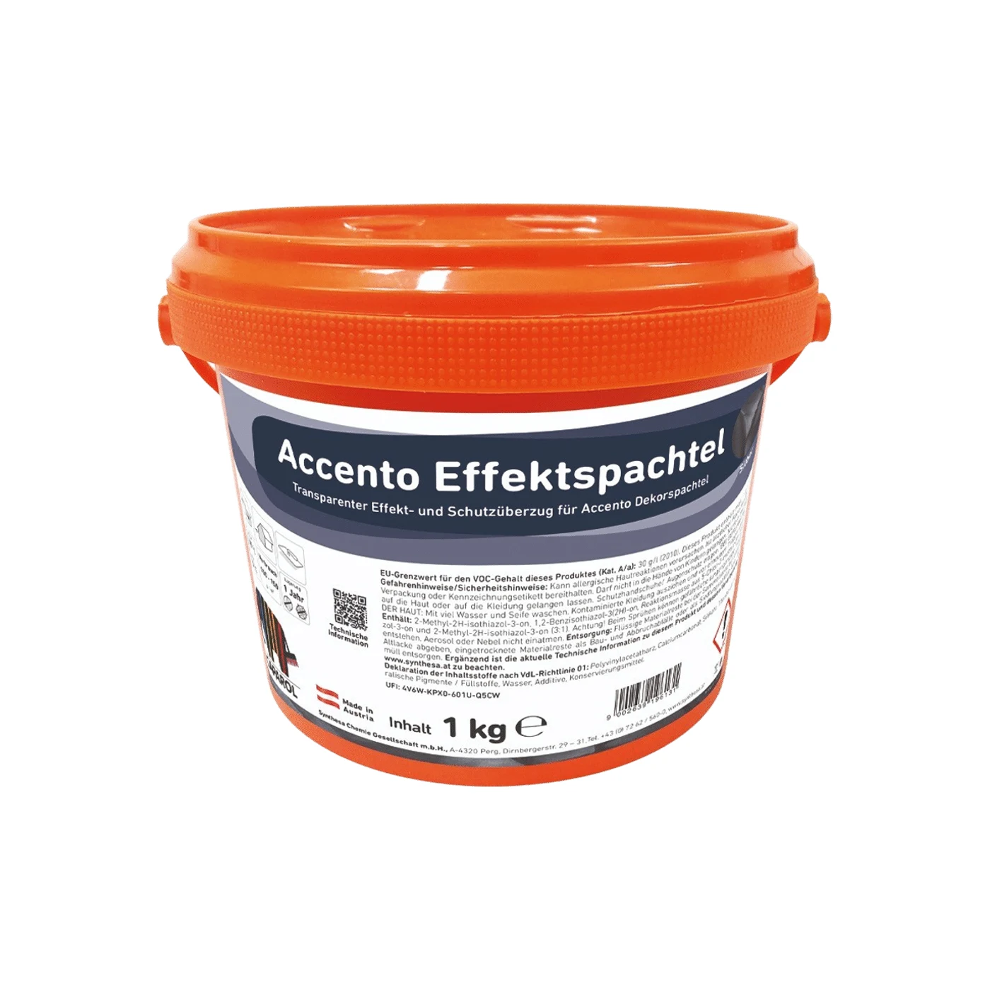 Caparol Accento Effektspachtel Metallic – Packshot Hersteller
