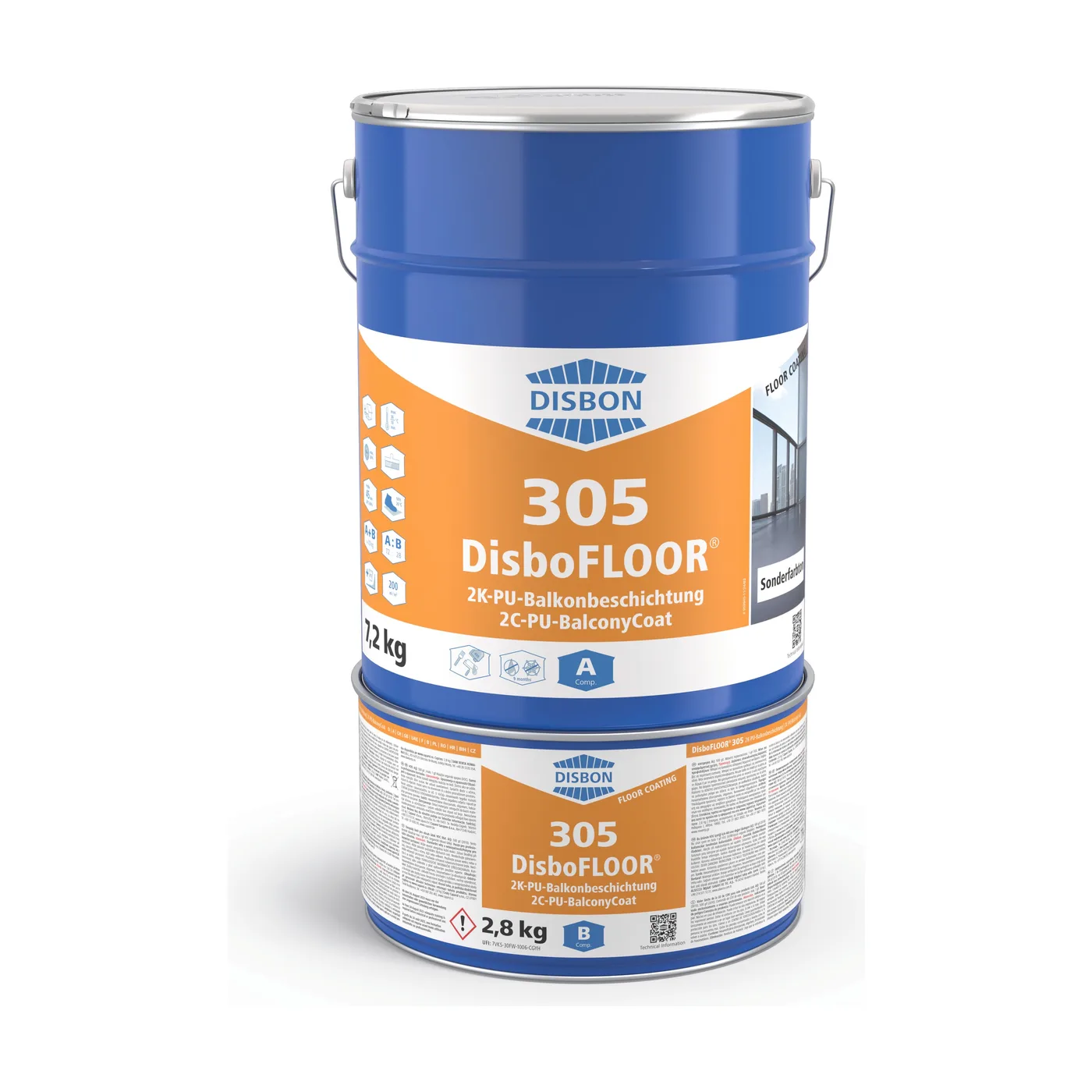 Disbon DisboFLOOR 305 2K-PU-Balkonbeschichtung