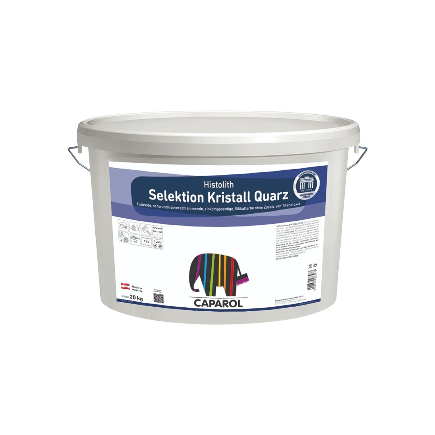 Caparol Histolith Selektion Kristall Quarz Silikat-Grundanstrich – Packshot Hersteller