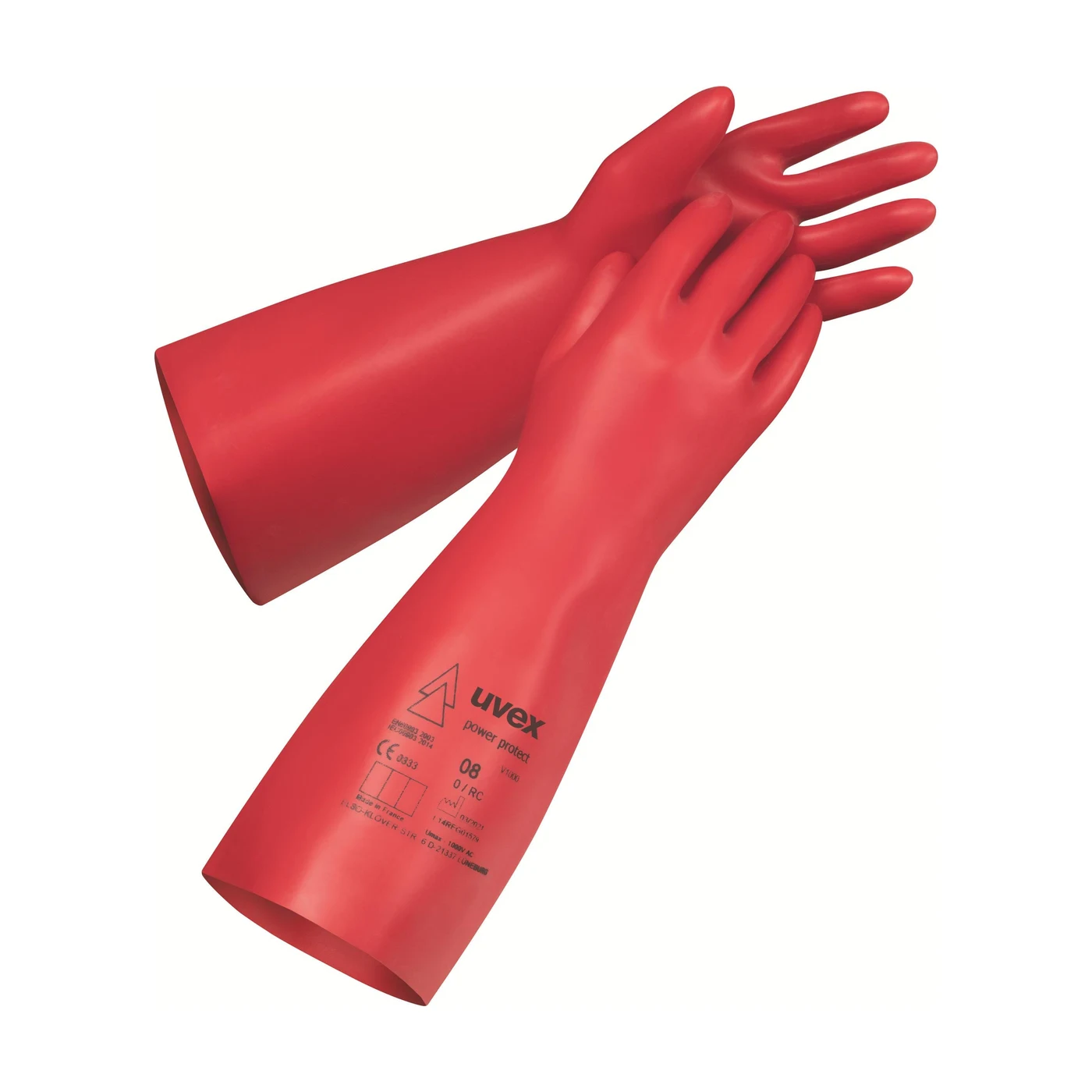 uvex power protect V1000 Elektriker-Isolierhandschuhe – Packshot Hersteller