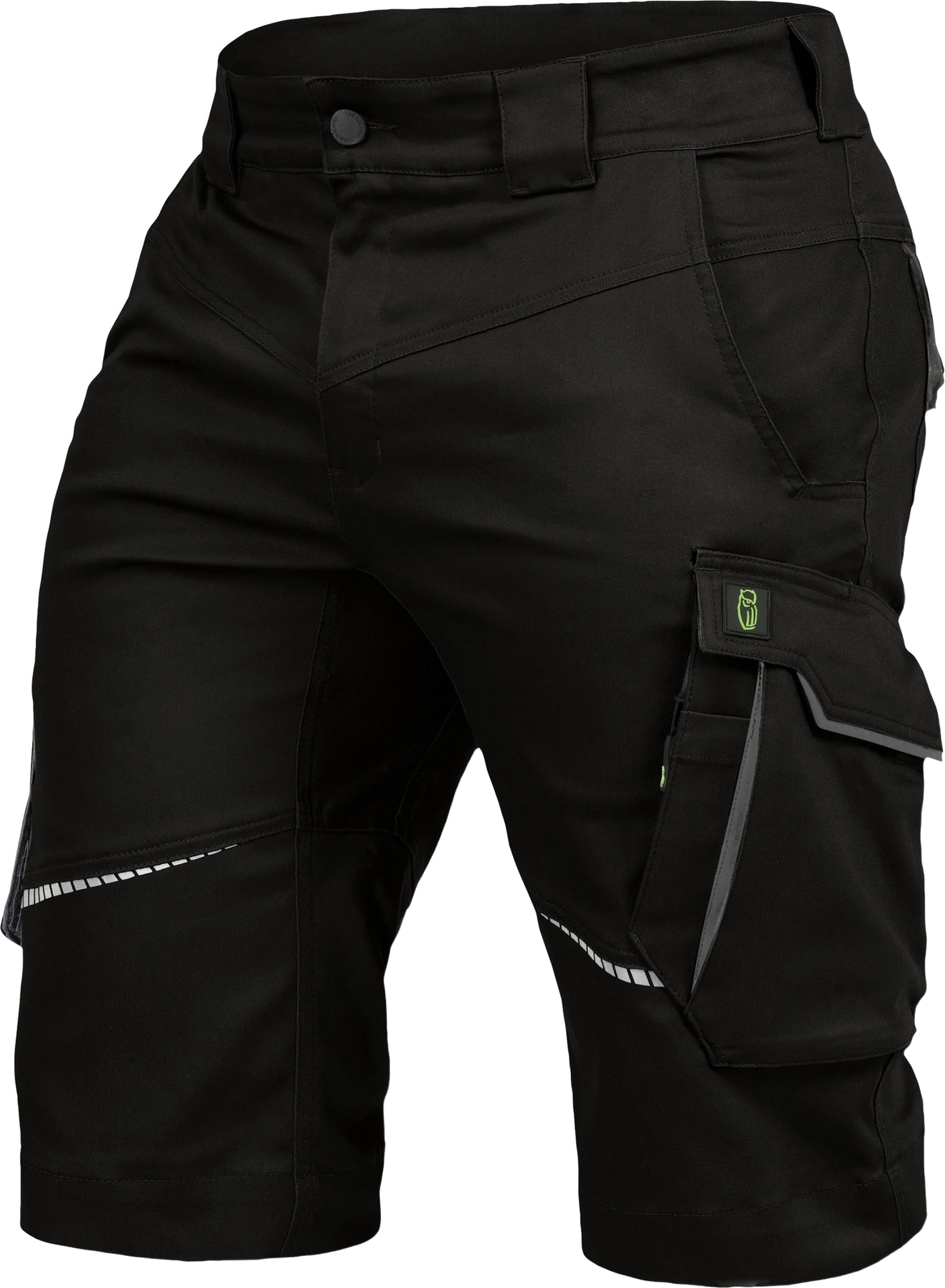 Leibwächter Arbeitsshorts - Bermudas Flexline schwarz/grau 46