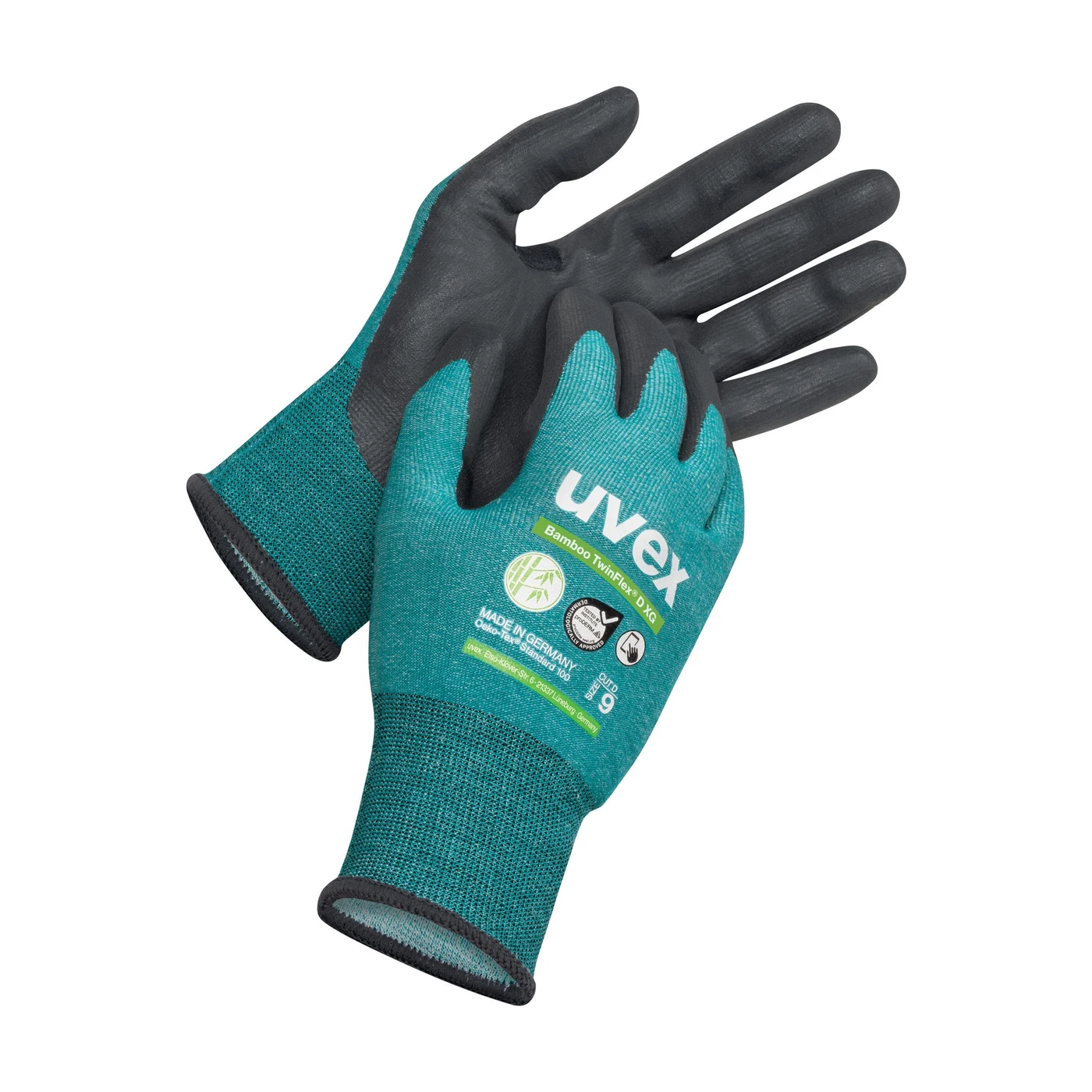 uvex Bamboo TwinFlex D XG Schnittschutzhandschuhe – Packshot Hersteller