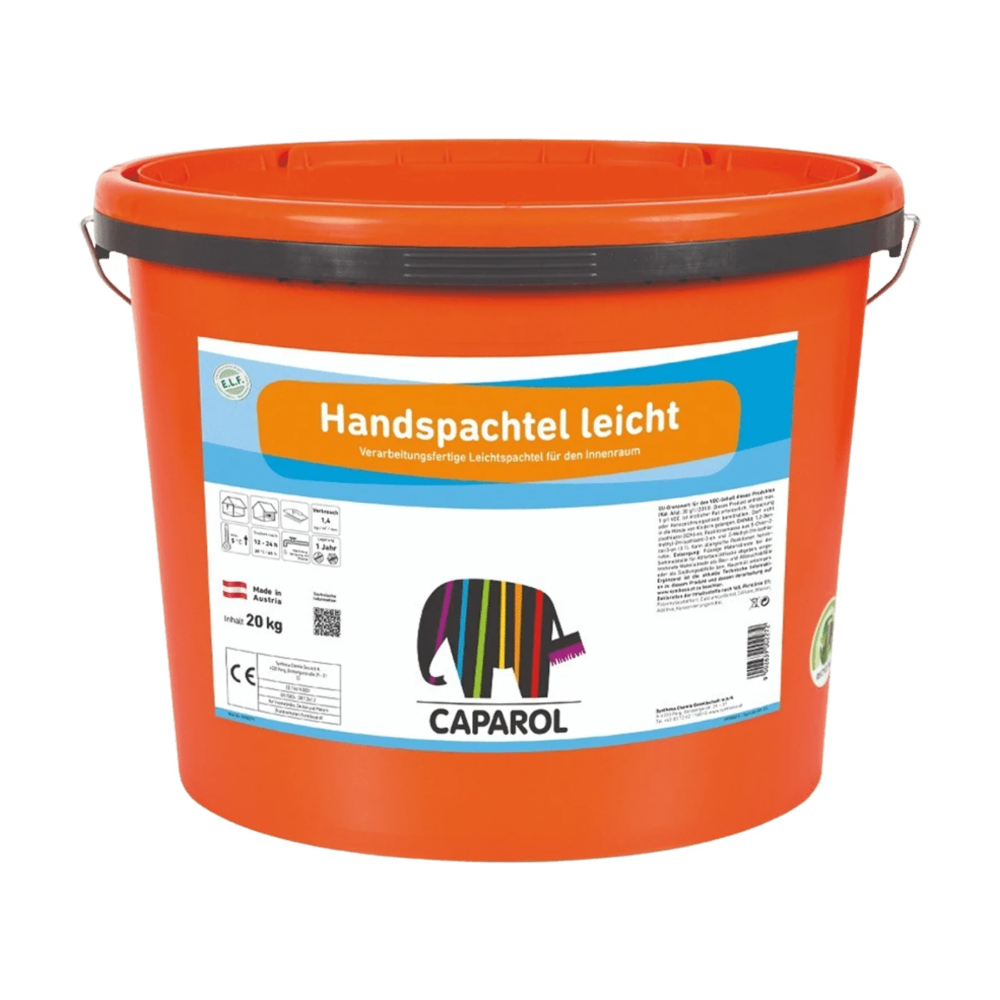 Caparol Handspachtel leicht Fertigspachtel weiß – Packshot Hersteller
