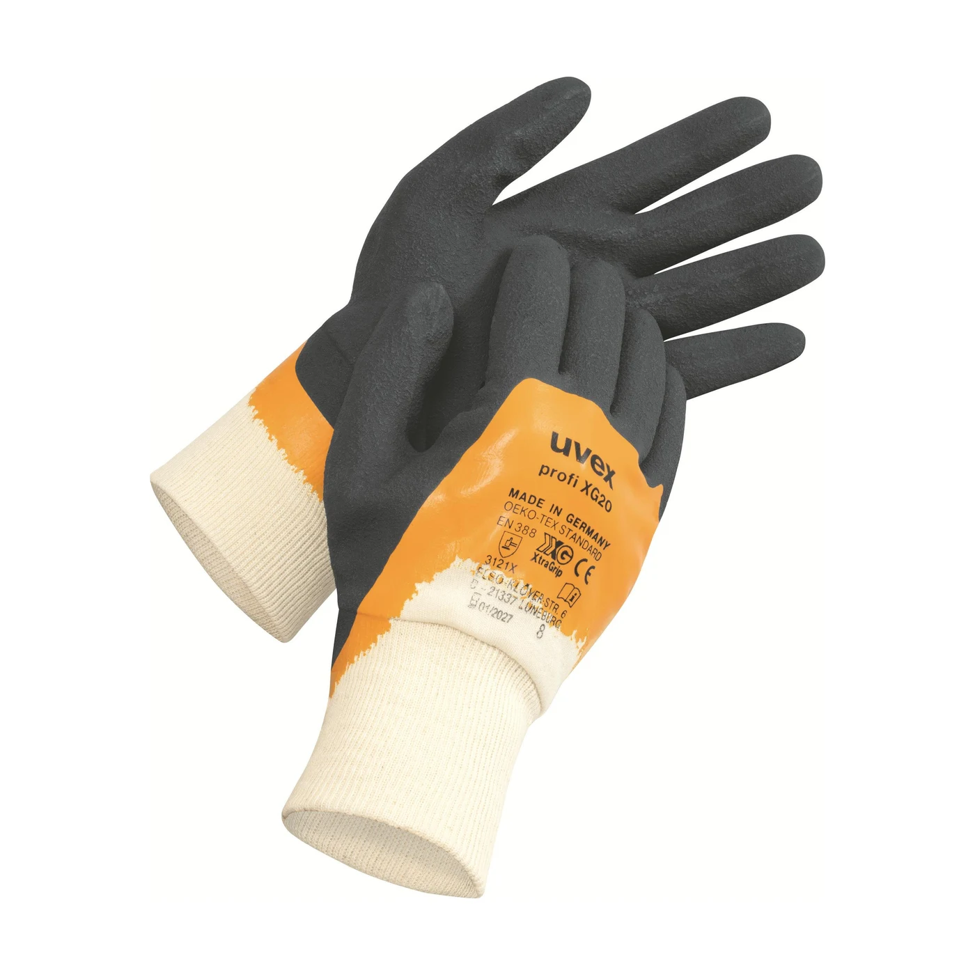 uvex profi ergo XG20 Montagehandschuhe – Packshot Hersteller