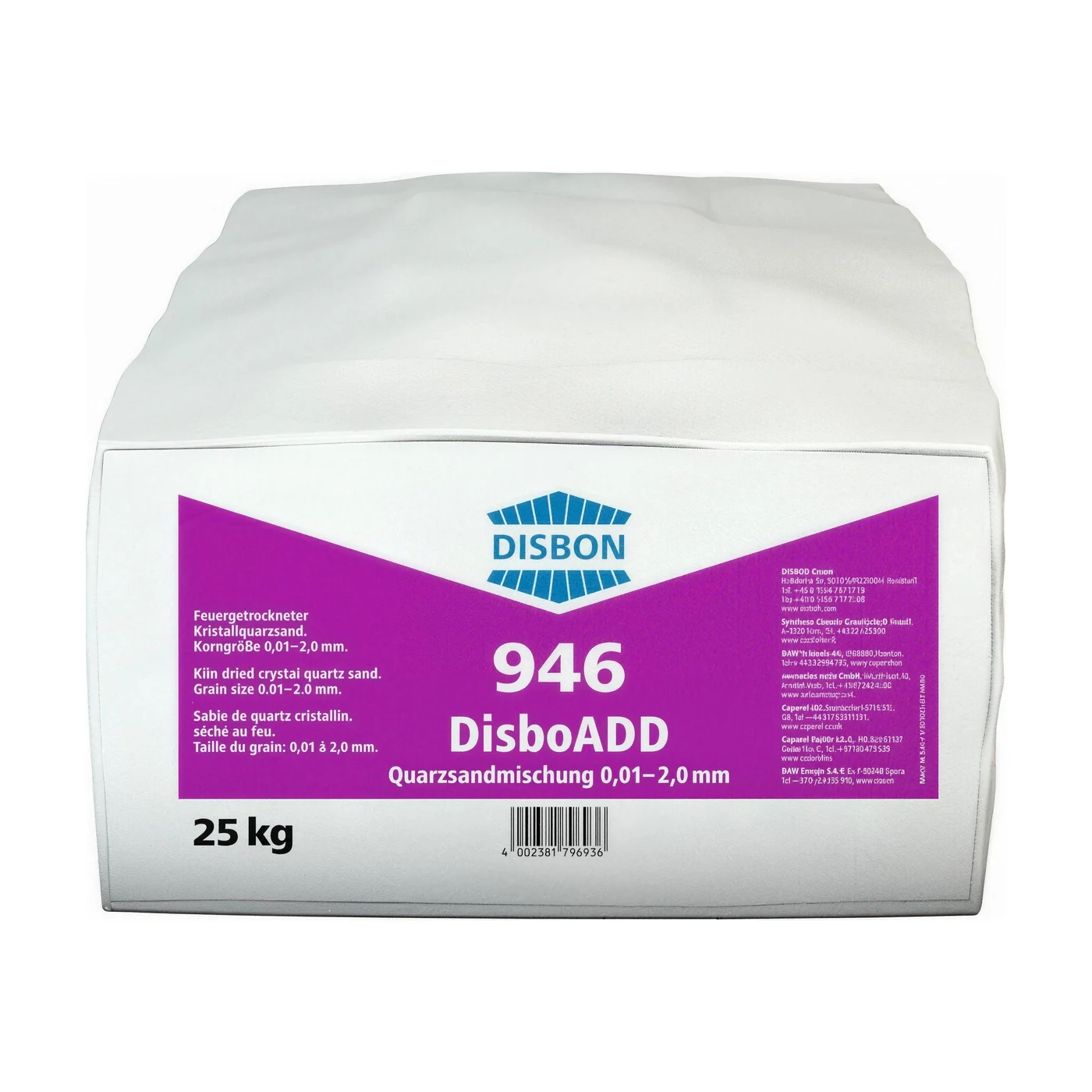 DISBON DisboADD 946 Quarzsandmischung 0,25 - 2 mm 25kg