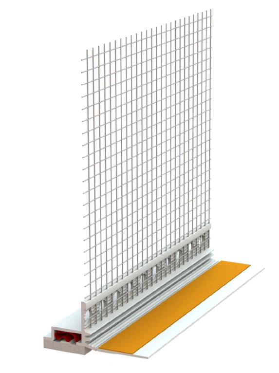 MIXFIX Anputzleiste 3D Standard PRO 2,4 m – mit Gewebe, Klasse III