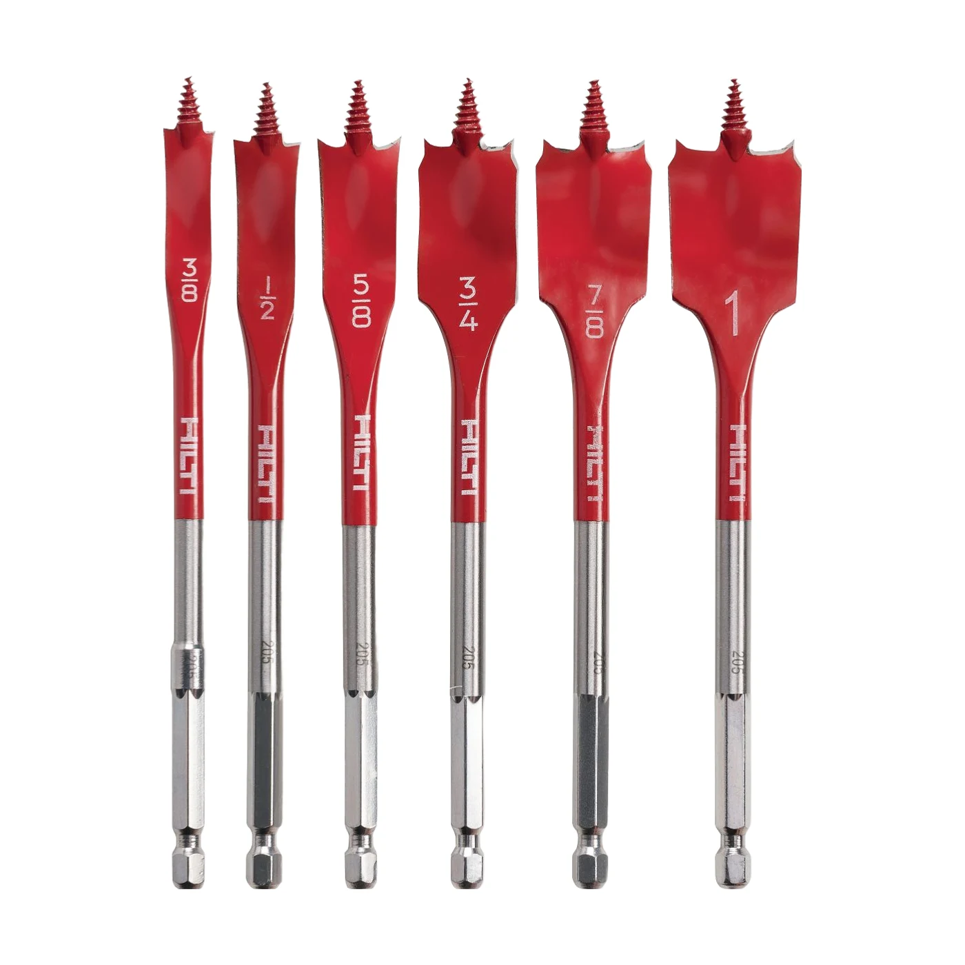 HILTI Holz-Flachfräsbohrersatz 16-32mm 7tlg.