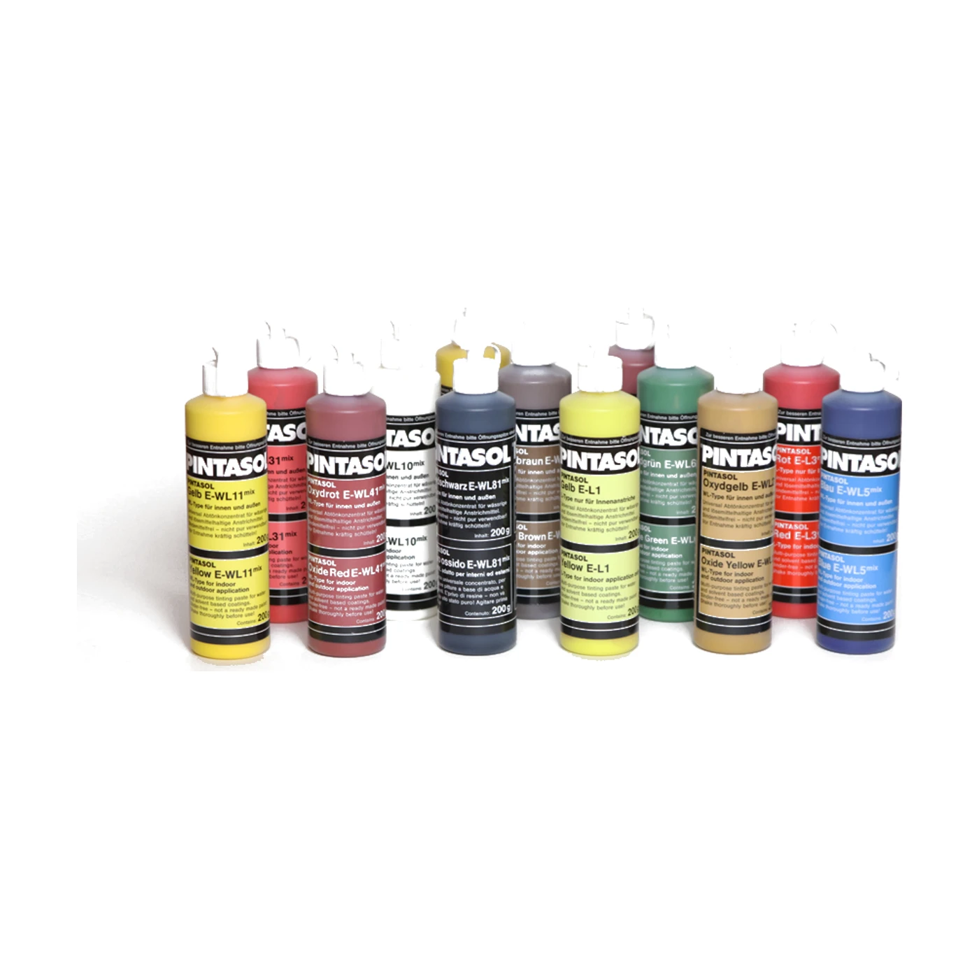 ®PINTASOL-Pigmentpasten – Packshot Hersteller (Mixol)