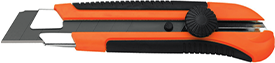 SOLID 25mm Cuttermesser Ergo & Gummi SOLID 25mm Cuttermesser Ergo & Gummi