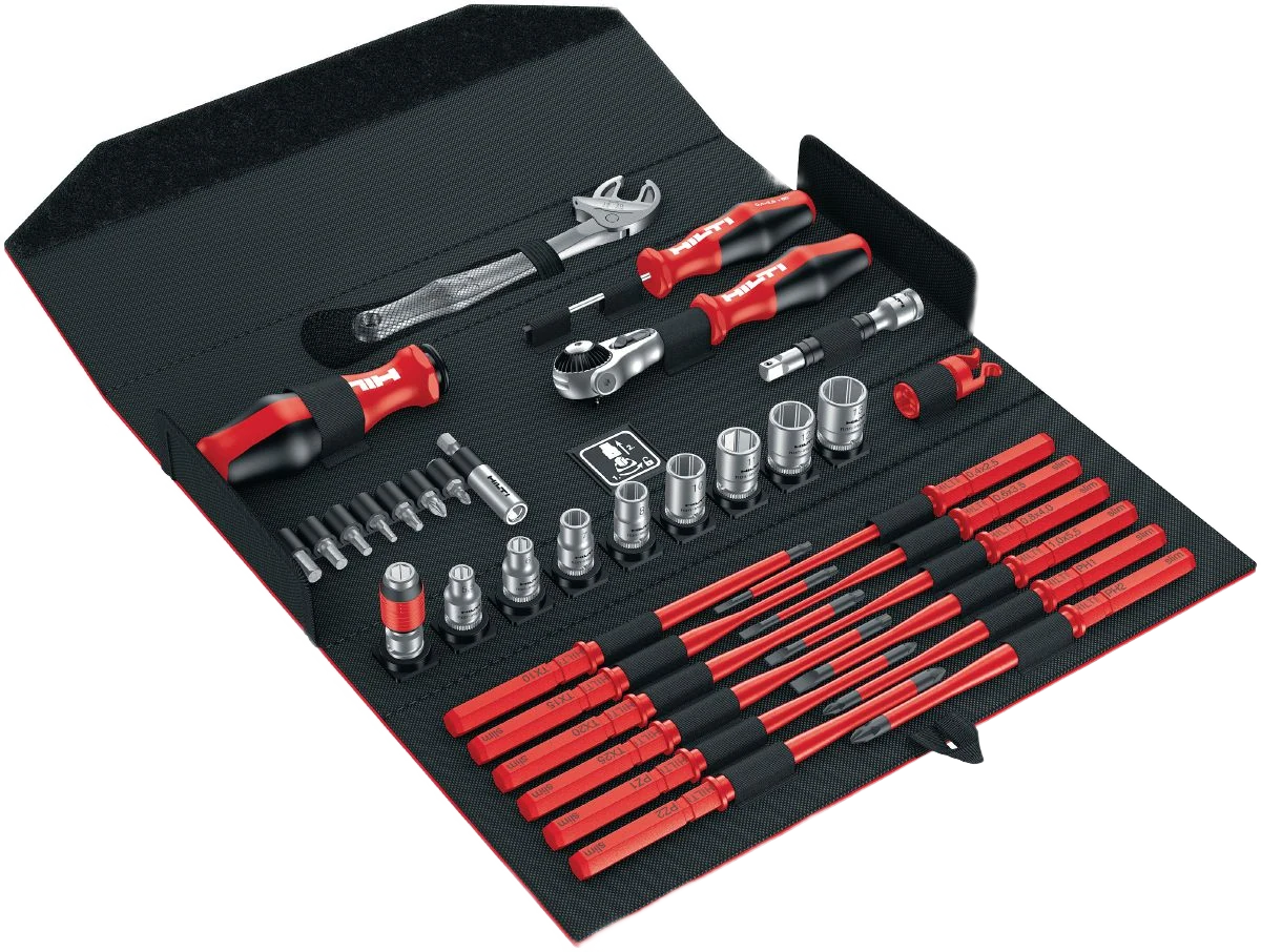 HILTI Werkzeugset 35tlg. für Gebäudetechnik