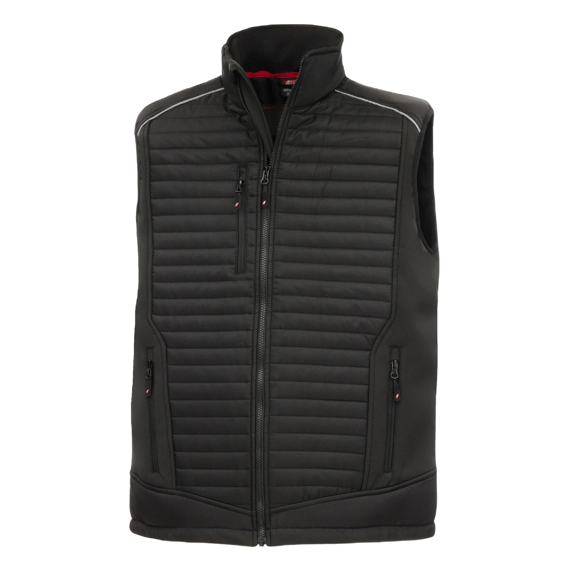 NITRAS gesteppte Softshell-Weste schwarz