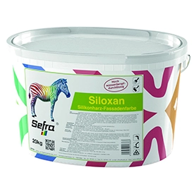 Sefra Siloxan Silikonharz Fassadenfarbe weiß
