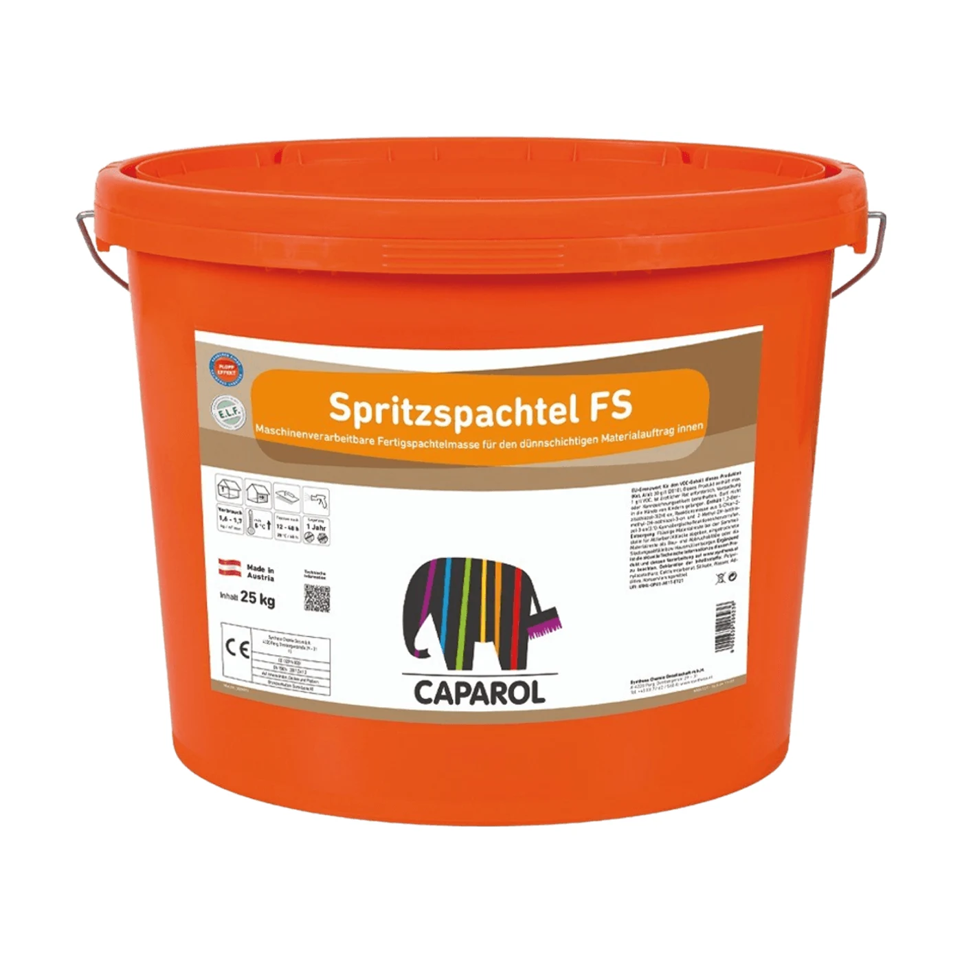 CAPAROL Spritzspachtel FS 25 kg Eimer
