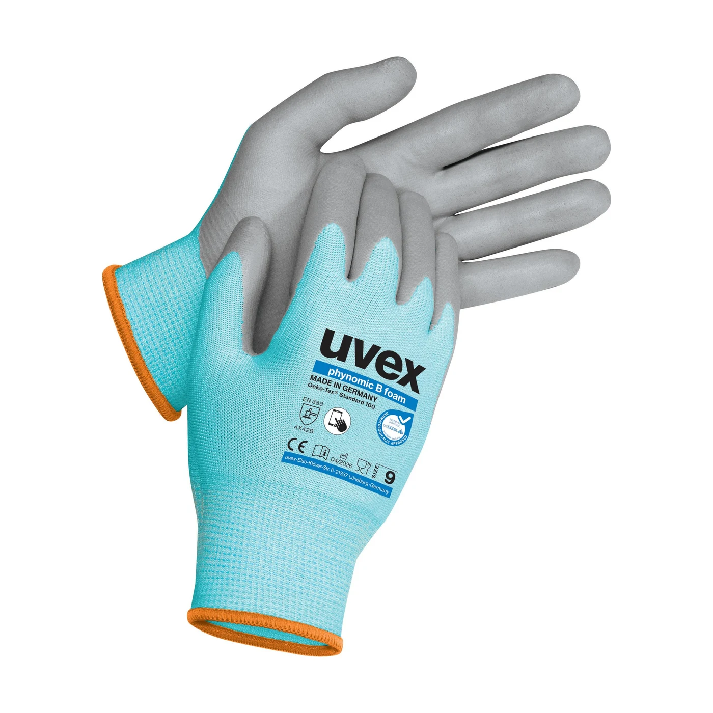 uvex phynomic B foam Schnittschutzhandschuhe – Packshot Hersteller