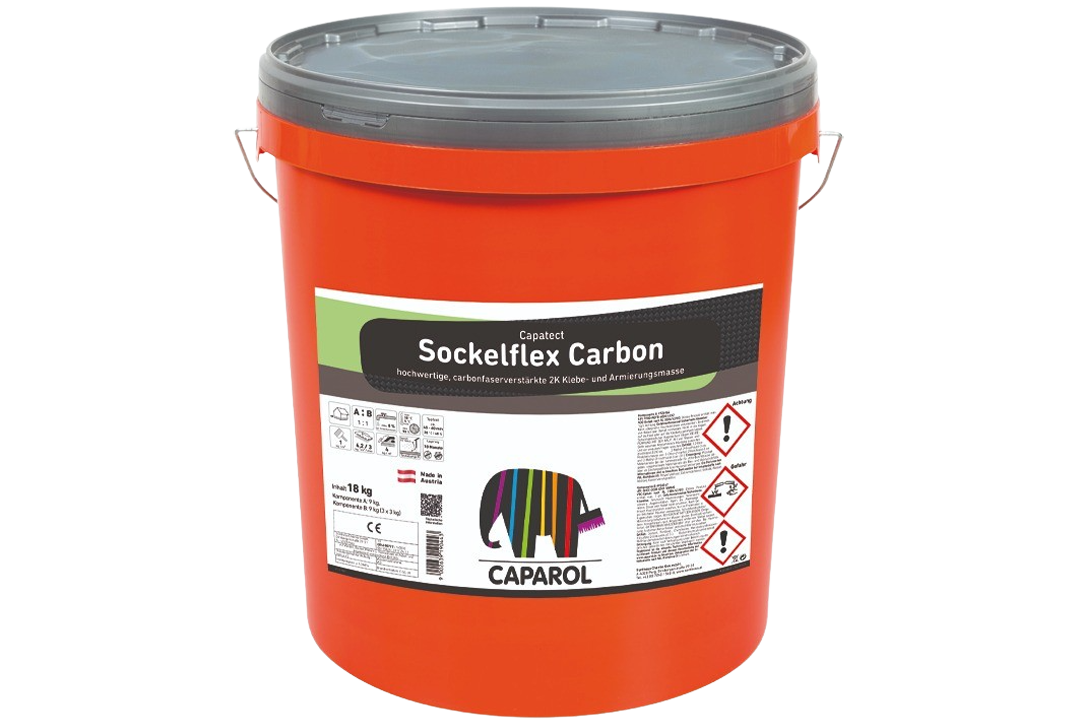 Caparol Sockelflex Carbon Weiß 18 kg