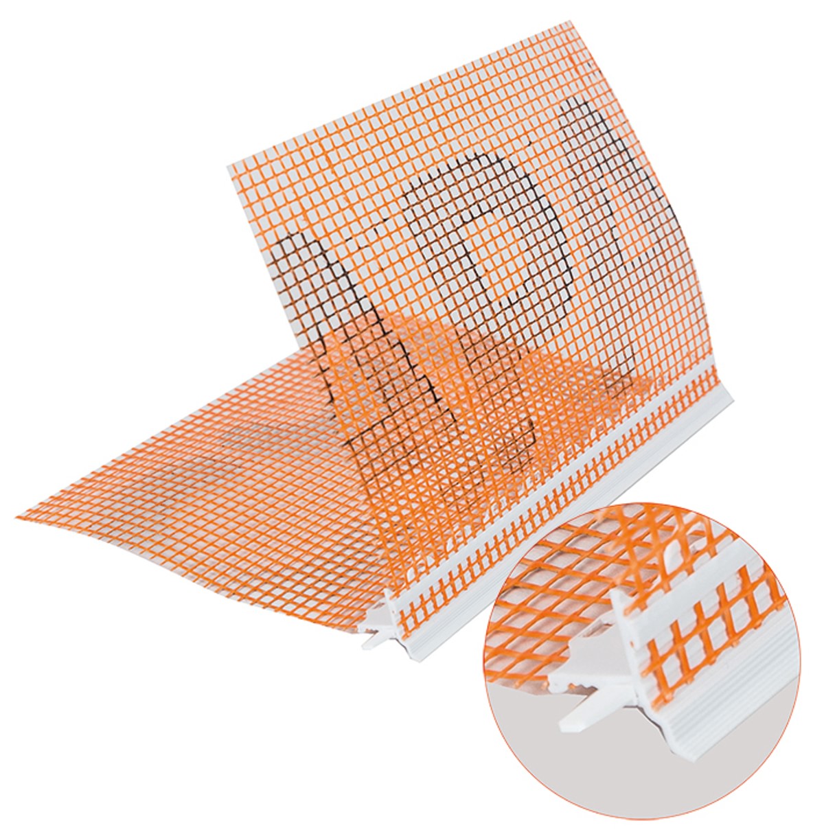 Caparol Tropfkantenprofil mit Gewebe 2,5 m
