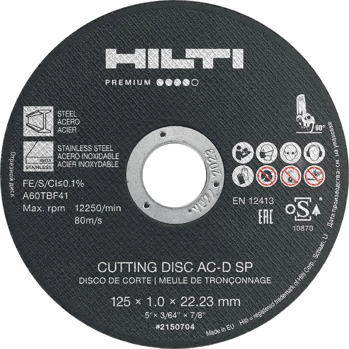 HILTI Trennscheiben SP für Metall Ø 115 x 1,0 mm