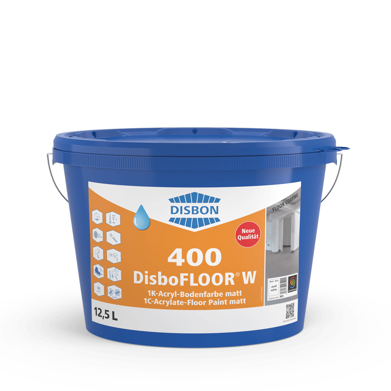 DISBON 400 1K-Acryl-Bodenfarbe 
