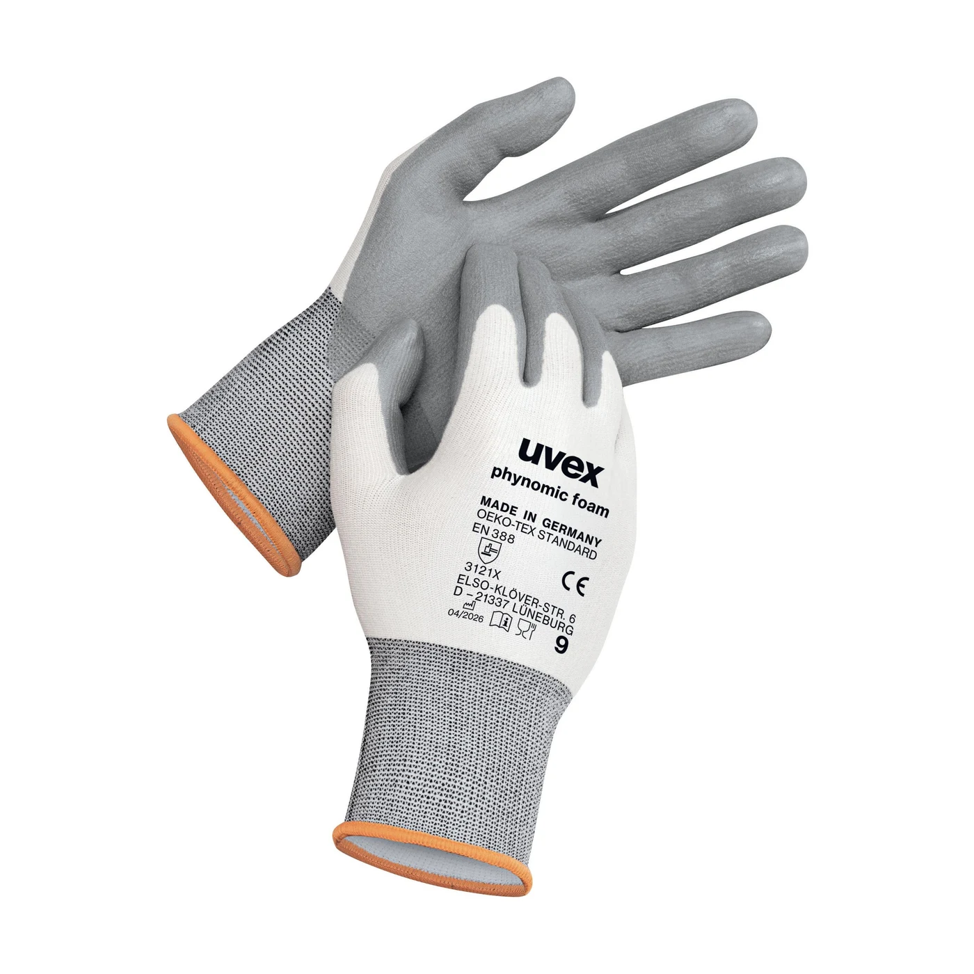 uvex phynomic foam Montagehandschuhe – Packshot Hersteller