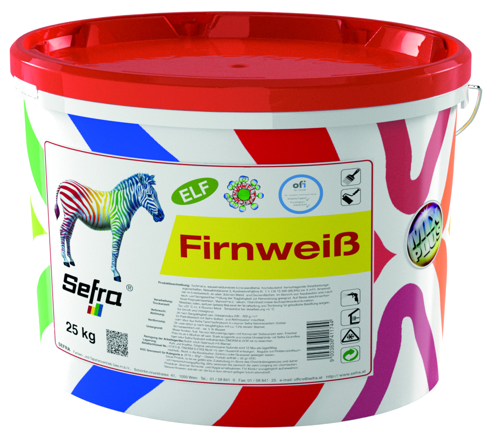 SEFRA Firnweiß ELF 8 / 15 / 25 kg