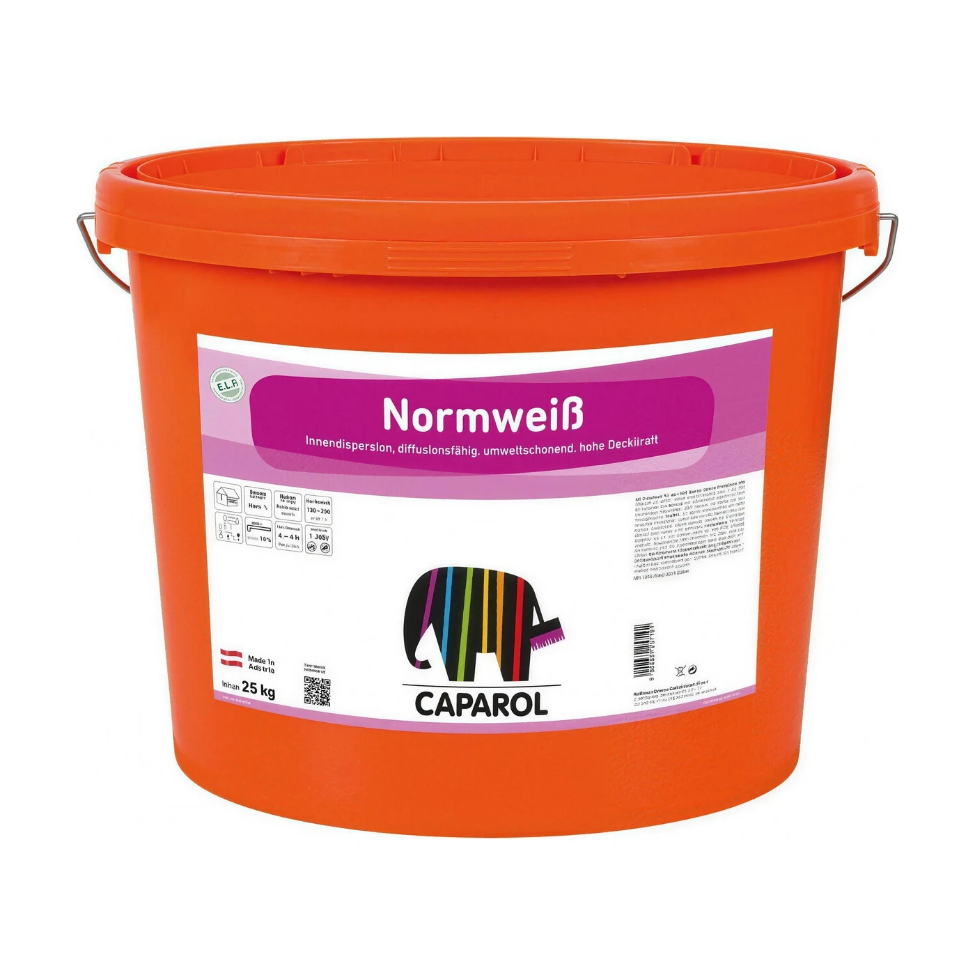 CAPAROL Normweiß Innenfarbe Weiß 25 kg