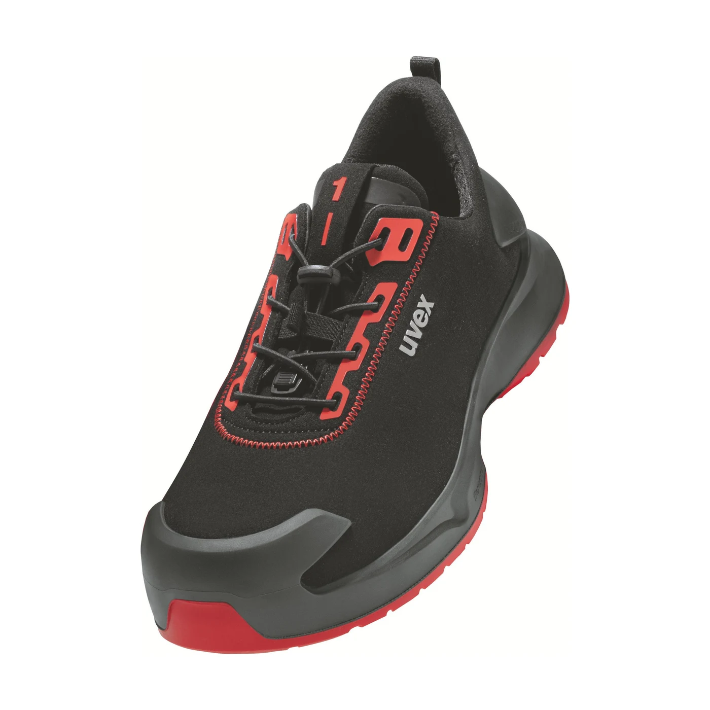 uvex 1 x-craft S3 Sicherheitsschuhe schwarz/rot – Packshot Hersteller
