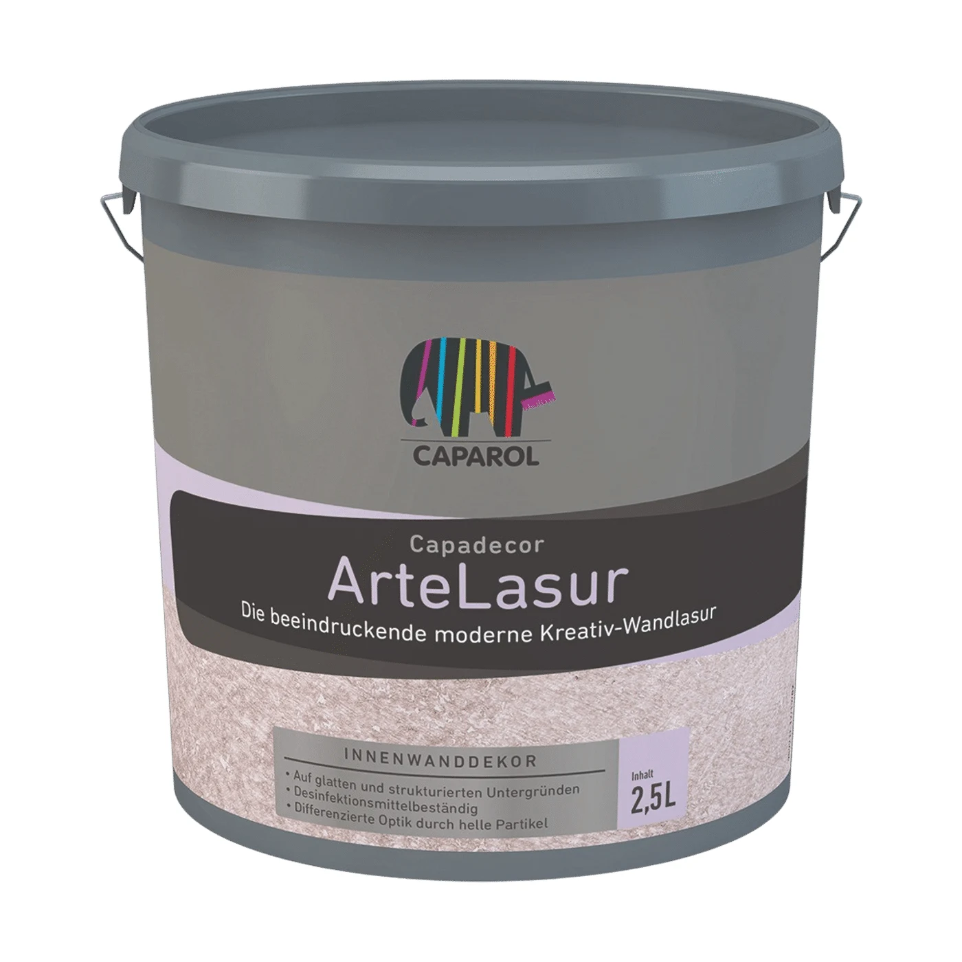 Caparol Capadecor ArteLasur Wandlasur Wunschfarbton – Packshot Hersteller