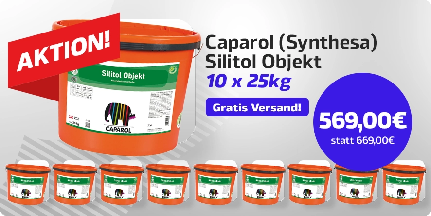 Aktion 10 x 25 kg  SYNTHESA Silitol Objekt - Mineralfarbe 25kg