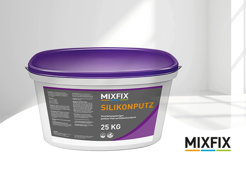 MIXFIX Silikonputz 25 kg – Silikonharzputz für Fassaden