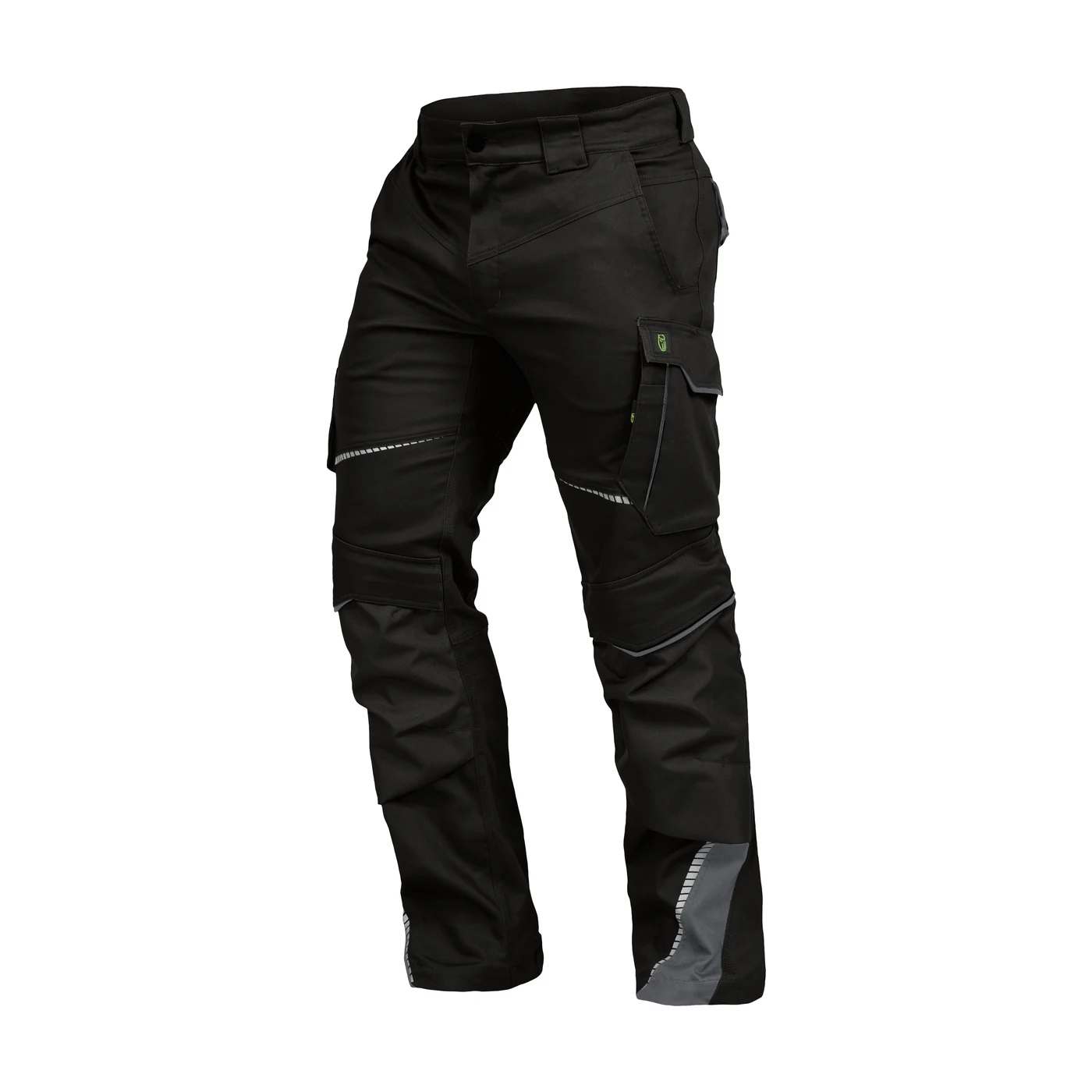 Leibwächter Arbeitshose - Bundhose Flexline schwarz/grau