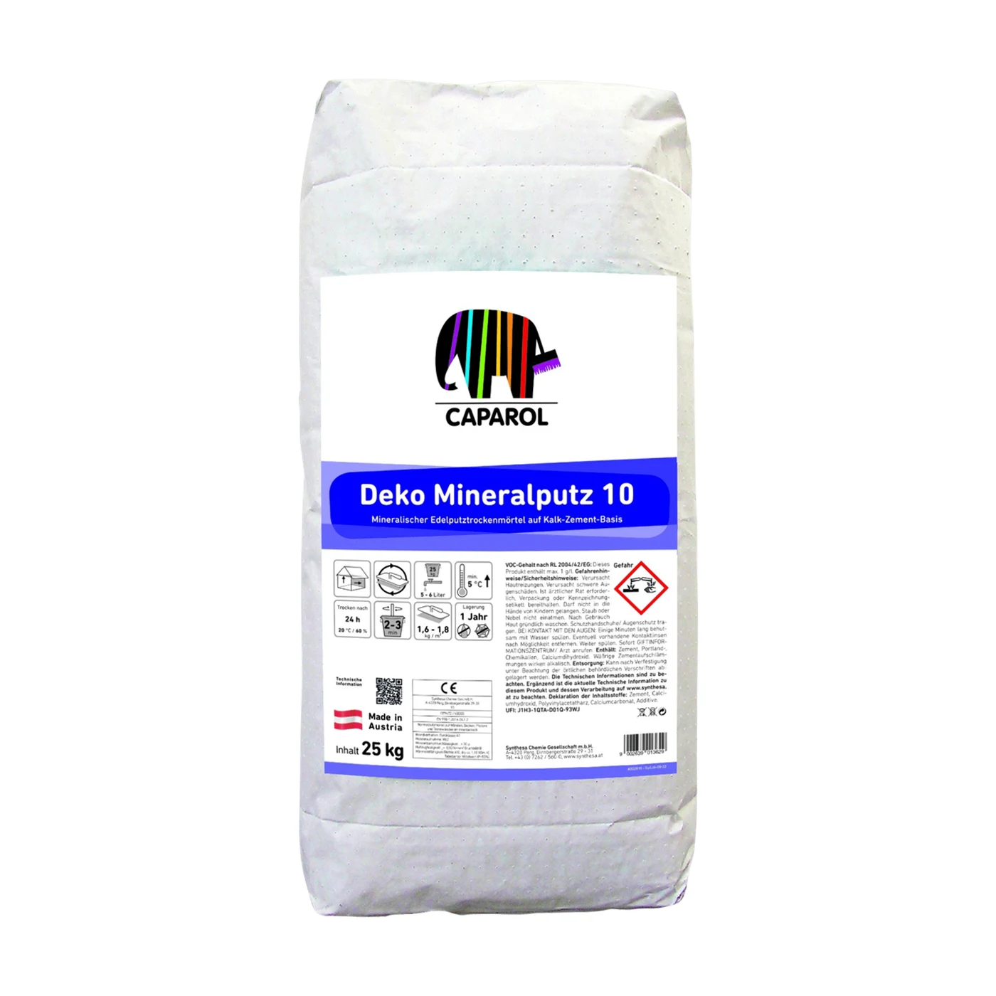 Caparol Deko Mineralputz 10 Innenputz im Sack – Packshot Hersteller