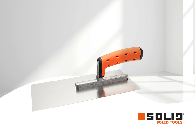 SOLID Glättkelle 270x130 zum Anwerfen von Putz