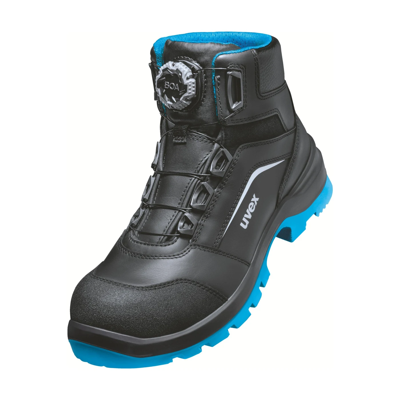 uvex 2 xenova BOA S3 Sicherheitsstiefel schwarz/blau – Packshot Hersteller