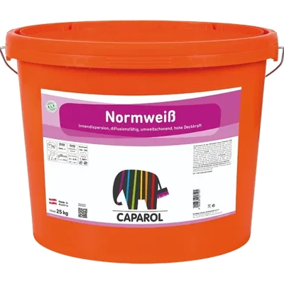 Caparol Normweiß Innenfarbe Weiß 25 kg
