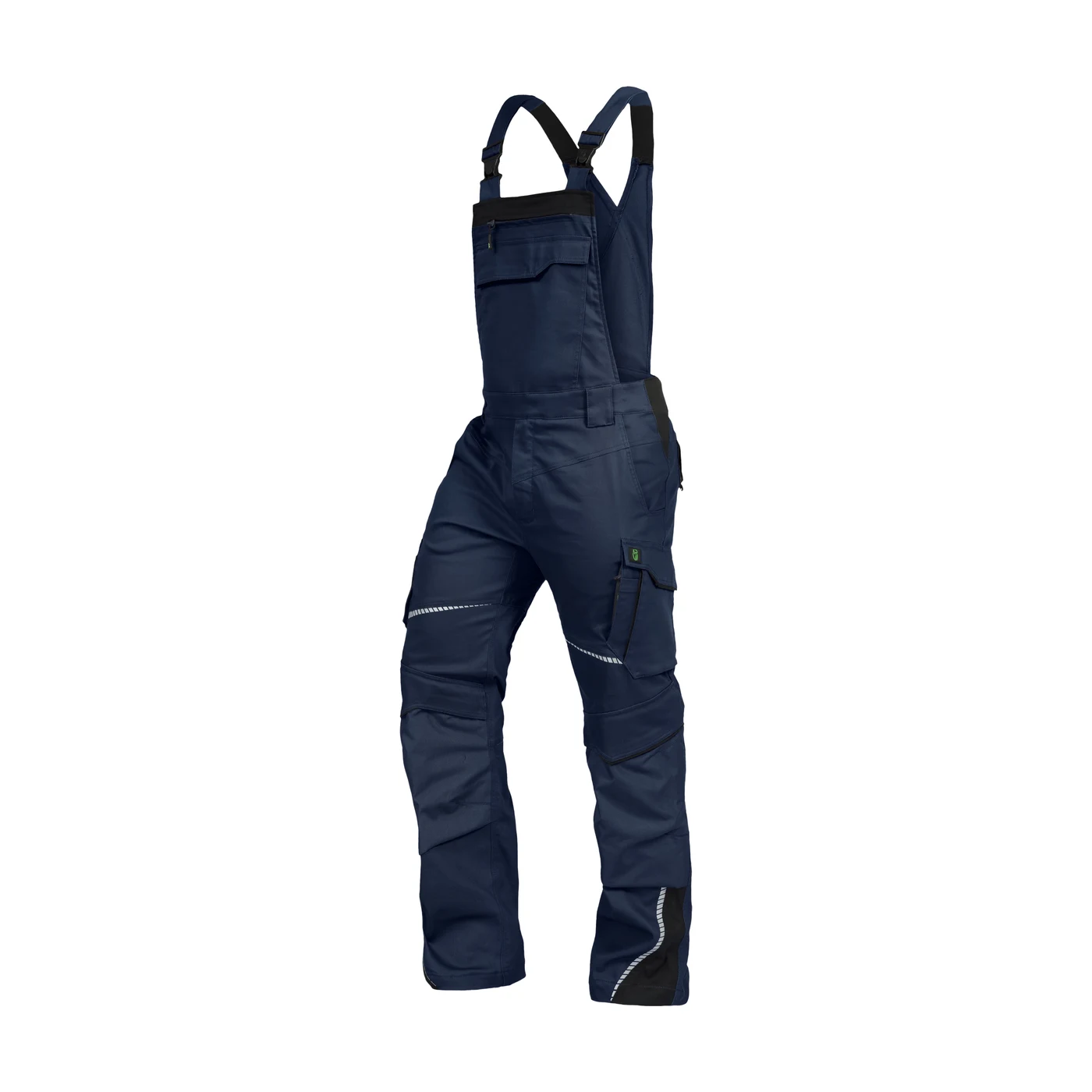 Leibwächter Arbeitshose - Latzhose Flex Line marine / schwarz