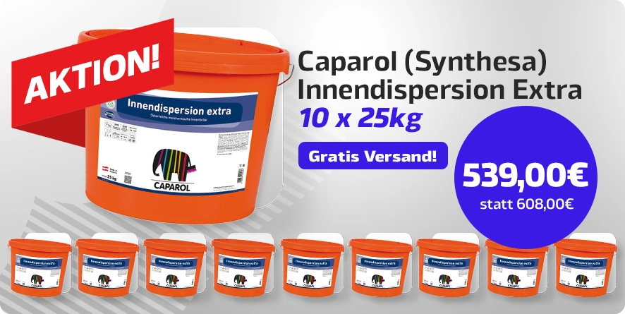 Aktion 10 x 25 kg  SYNTHESA Innendispersion extra weiß