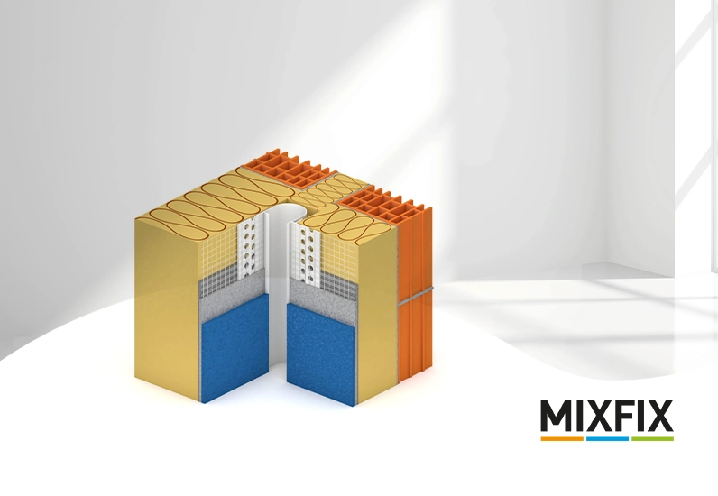 MIXFIX Dehnfugenprofil V-Form 2,5 lfm.