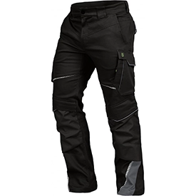 Leibwächter Arbeitshose - Bundhose Flexline schwarz/grau