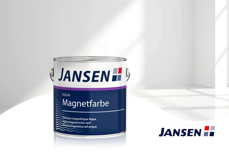 JANSEN Aqua Magnetfarbe dunkelgrau
