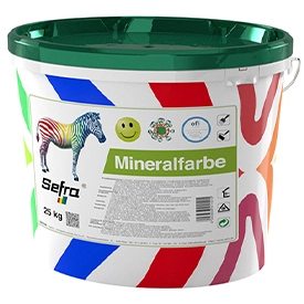 SEFRA Mineralfarbe - Innensilikatfarbe 25kg weiß SEFRA Mineralfarbe - Innensilikatfarbe 25kg weiß