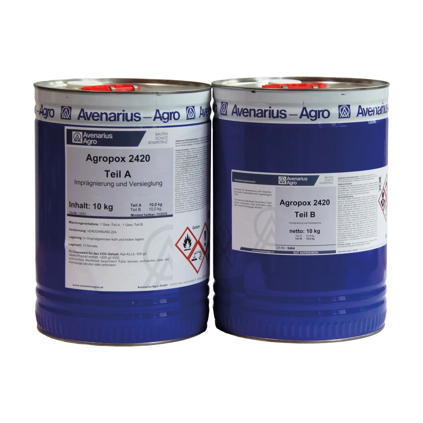 Avenarius Agro Agropox 2420 2K-Epoxidharz-Grundierung – Packshot Hersteller