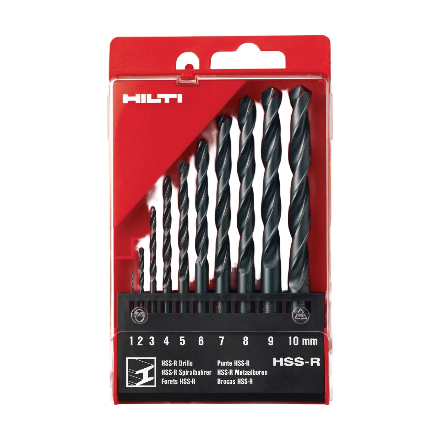 HILTI Metall-Spiralbohrer HSS-R 10tlg.
