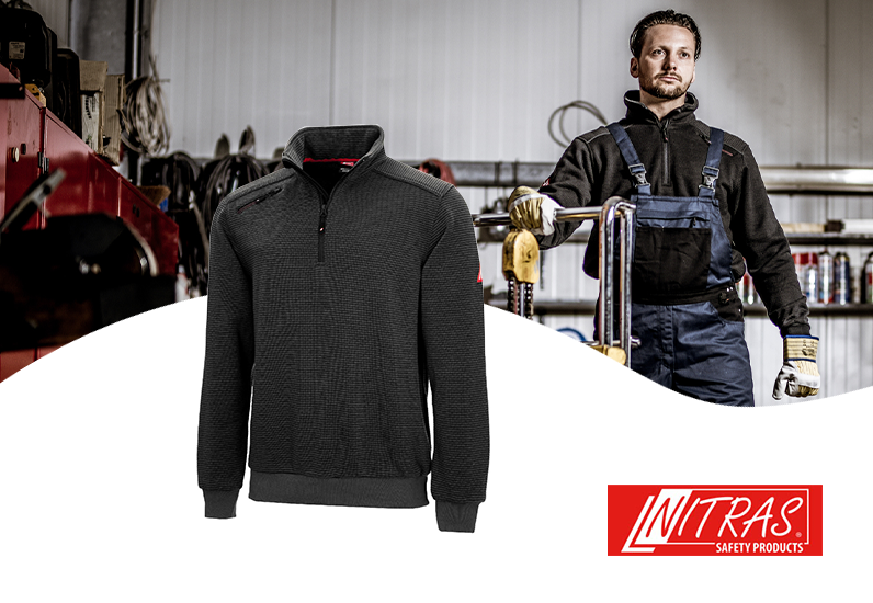 NITRAS Pullover - Sweatshirt schwarz