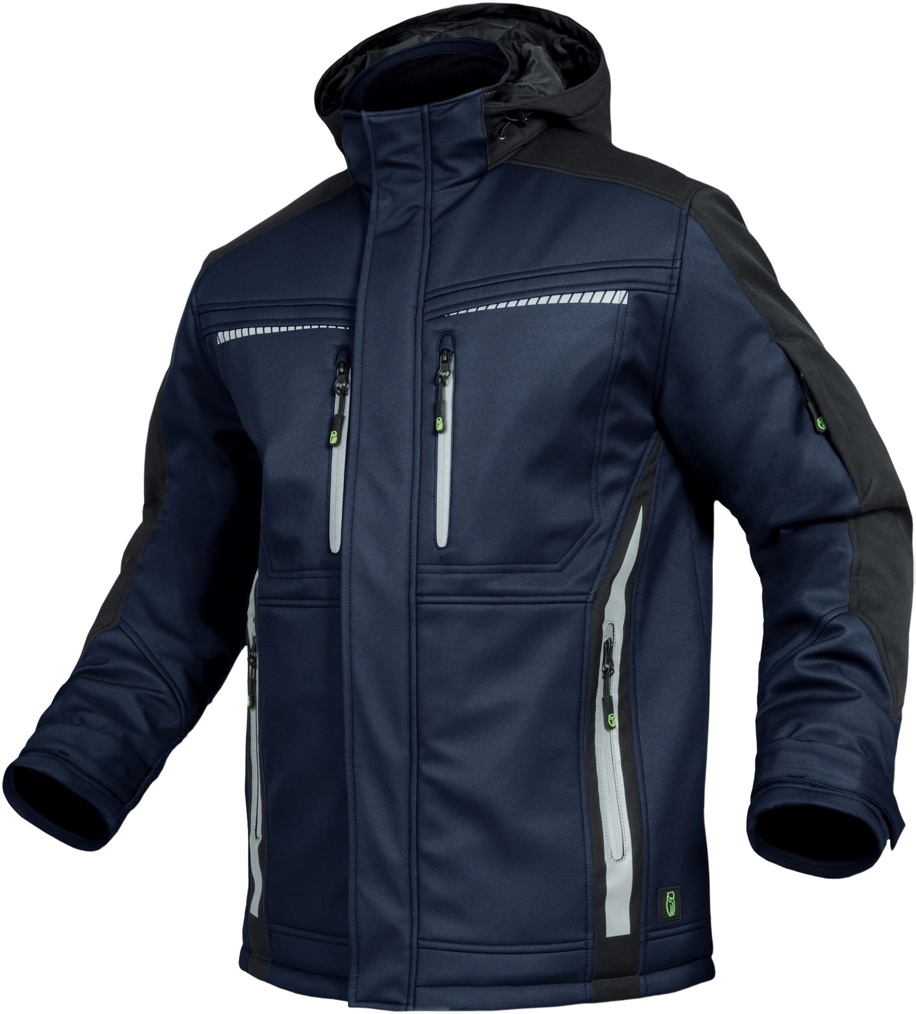 Leibwächter Premium Winter-Softshelljacke marine