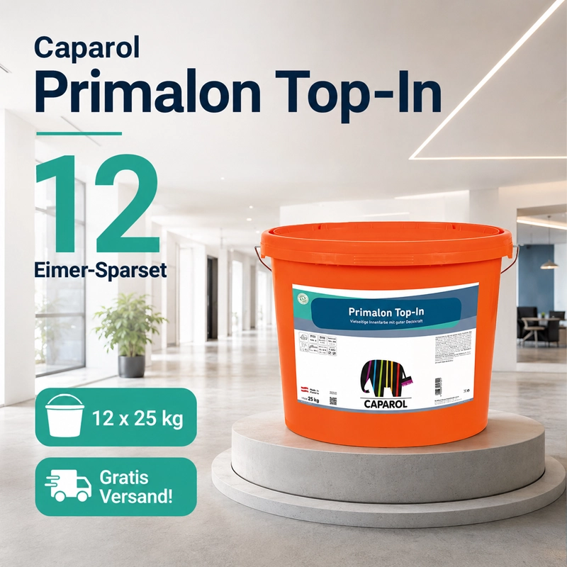 Aktion 12 x 25 kg Caparol Synthesa Primalon Top In weiß