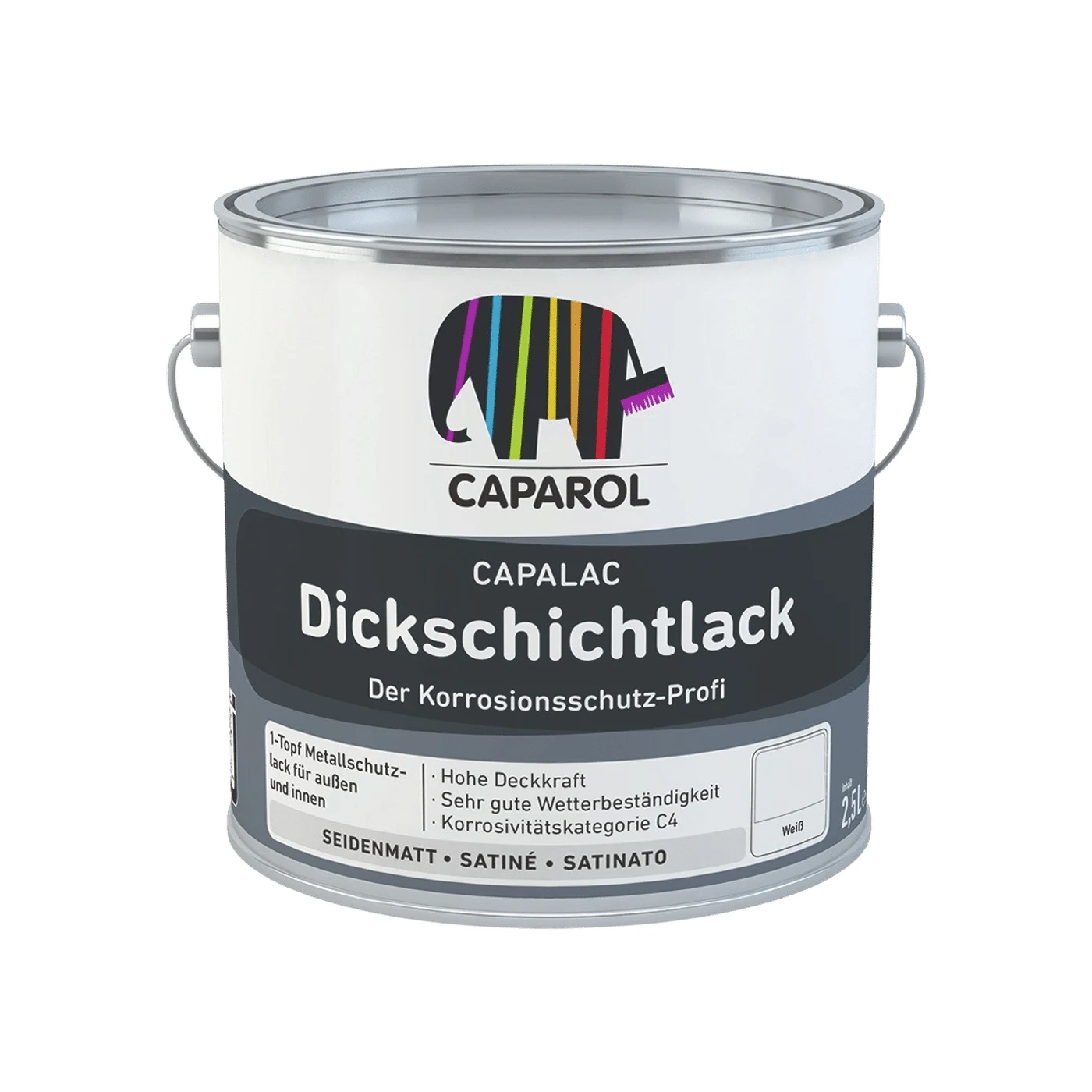 Caparol Capalac Dickschichtlack Glimmer Wunschfarbton – Packshot Hersteller