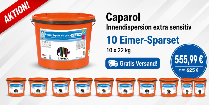 Aktion 10 x 25 kg Innendispersion extra sensitive weiß (Synthesa)