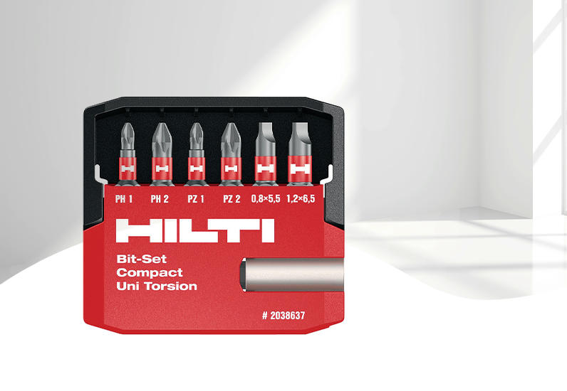 HILTI Bit-Set Kreuz & Schlitz 8tlg.