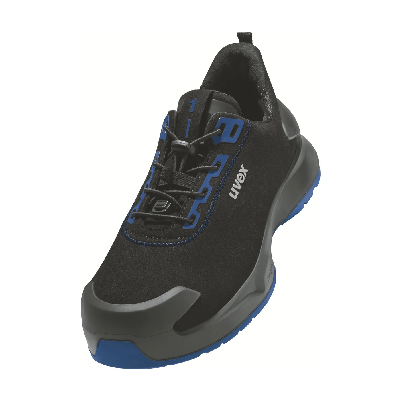 uvex 1 x-craft S2 Sicherheitsschuhe schwarz/blau – Packshot Hersteller